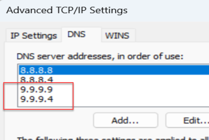 Microsoft Intune – Add additional DNS Client Servers across the managed ...