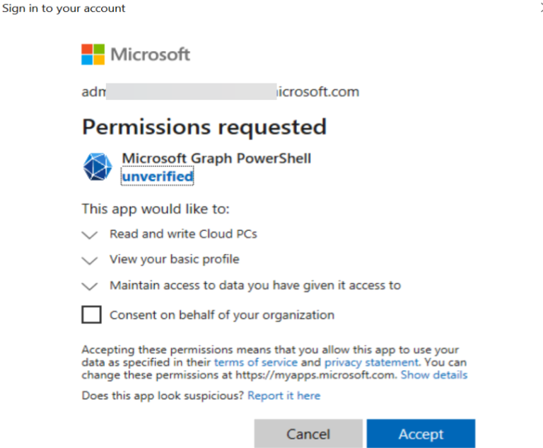 Windows 365 – Report – Cloud PC actions + PowerShell Report Download ...